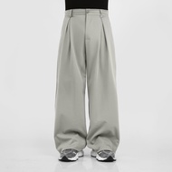 HIERARCHY STUDIOS Unruled - Ash Grey Tuck Trousers Seluar Slack Lelaki Seluar Baggy Lelaki Seluar Sl