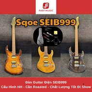 Sqoe SEIB999 HH Electric Guitar, Genuine High Quality Maple Fingerboard with Accessories