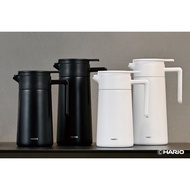 預購 日本品牌 HARIO  800ml  / 600ml 陶瓷塗層真空雙層保溫保冷壺 白色 / 黑色
