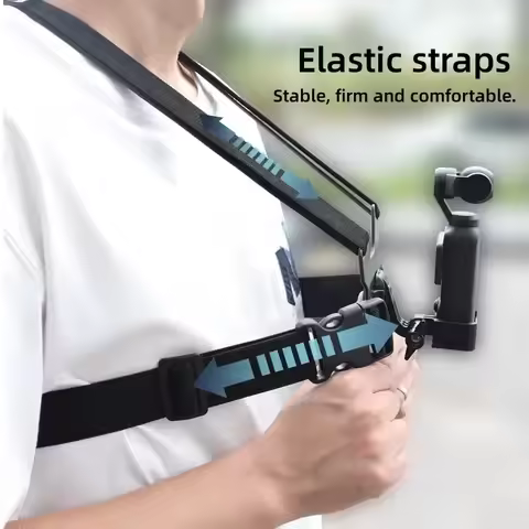 Elasticity Chest Strap Sports Shooting Stable Bracket Adapter for DJI Osmo Pocket 1 2 /Pocket 3 / Go