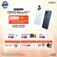 OPPO Reno15 5G 24GB (12+12) + 512GB | 50MP Camera | 3.5x Telephoto | eSIM | 6500mAh | 80W SUPERVOOC 