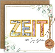 Luckeey Time instead of stuff voucher, voucher to fill in yourself, the most beautiful gift money gi