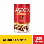 ASTOR Wafer Stick Chocolate Kaleng Merah 330 gram by Mayora