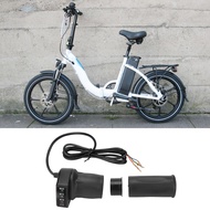 คันเร่งจักรยานไฟฟ้า36V แบบเปิดครึ่งจักรยานไฟฟ้าพร้อมตัวระบุแบตเตอรี่สำหรับสกูตเตอร์ขนาดเล็กแบบพับได้