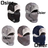 OSIER Earflap Hats, Warm Windproof Bomber Cap, Winter Soft Plush Thickening Ear Protectors Hats Cycl