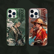 Anime Luffy Solon Cartoon Case iPhone 16 15 14 8 7 Plus 13 12 11 Pro Max X XR Xs Max SE One Piece Ca