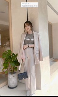 W.Korea 正韓服飾 修腿神褲 杏色 M WK30(熱銷2500多件)《此生必擁西褲》視覺腿長、顯瘦、隱藏鬆緊、抗皺