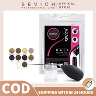 SEVICH 25g Hair Building Fiber Hair Fiber Powder + Spray Applicator Hair Loss Products Glass Nozzle 