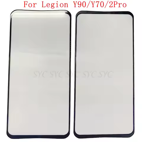 Front Outer Glass Lens Touch Panel with OCA For Lenovo Legion 2 Pro Y70 Y90 Glass Lens Repair Parts