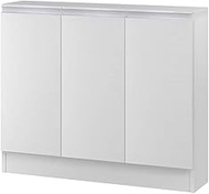 IWATSUKI MIO-7573SWW Storage Shelf with Door to Order Made in 1cm Units Within Width 17.7-47.2 inche