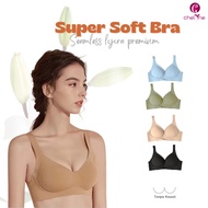 Bh Chelyne Seamless Lycra Premium V6868 Full Cup Sport Bra Plain - Comfortable Daily Bra - Big Size 