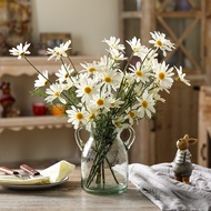 5 Head Colorful Dutch Daisy Artificial Flowers Arrangement Wedding Room Photo Decor