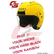 Motorcycle Helmet NOVA DOT + VISOR RAINBOW SMOKE SILVER (limited stock)