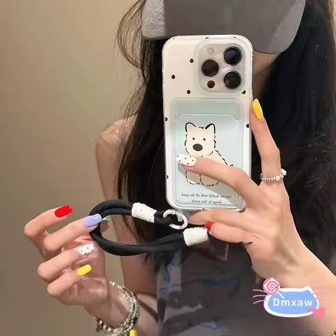 Cute West Highland Dog Card For Huawei Nova 14 13 12 Ultra Y73 Y70 Y60 11 10 9 8 7 6 5 SE Pro 4 Phon