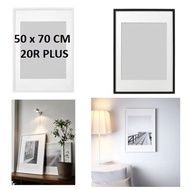 50 X 70 CM 20R Plus POSTER FRAME RODALM Solid Wood Picture Frame  / Photo Frame , Black /  White Fra