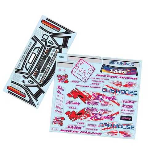 TC953 1/10 Silvia S13 RC Drift body Decals/Badge