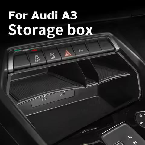 LHD ABS Storage Organizer for Audi A3 S3 8Y 2022 2021 2020 Sedan Hatchback Limousine Sportback Car I