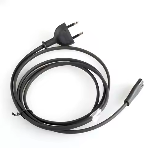 Used EU European 2 pin AC power cable for apple TV power cord power supply cable for PS4,PS3 printer