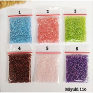 (10) Sand Beads Miyuki/ 11/0 19,500/ 10 grams