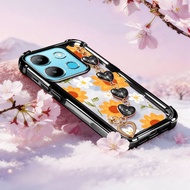 VRQR Cover for Infinix Smart 7 HD Tecno Spark Go 2023 Pop 7 Pro BF7n BF6 X6515 Summer Orange Series 
