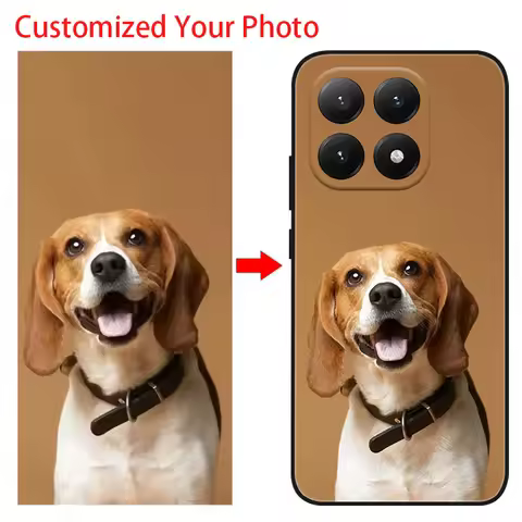 Customized DIY Soft Black TPU Silicone Phone Case For Xiaomi Mi 15T 13 13T 12 12T 11 Lite 15 Ultra 1