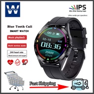 Smart Watch HD Screen Fitness Watch Bluetooth Call Band Heart Rate Monitor Blood Pressure Testing Bracelet