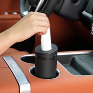 Car Tissue Holder Portable Cylinder Tissue Box with Window Breaker Car Tissue Storage Box