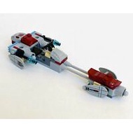 LEGO 7261 Clone Turbo Tank - Speeder (With original printed parts)