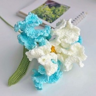Iris flower crochet Knitted Iris flower/