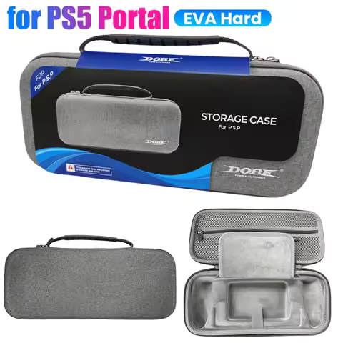 EVA Bag for PS5 Portal Travel Carrying Case Bag Protective Storage Bag for PS Portal for Sony PS5 Pl