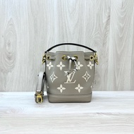 LV斑鳩灰牛皮壓紋Nano Noe水桶包/M46291