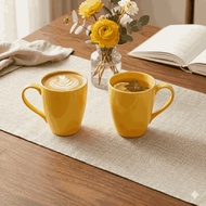 / Cups Yellow Mug Cups (Contents 2)