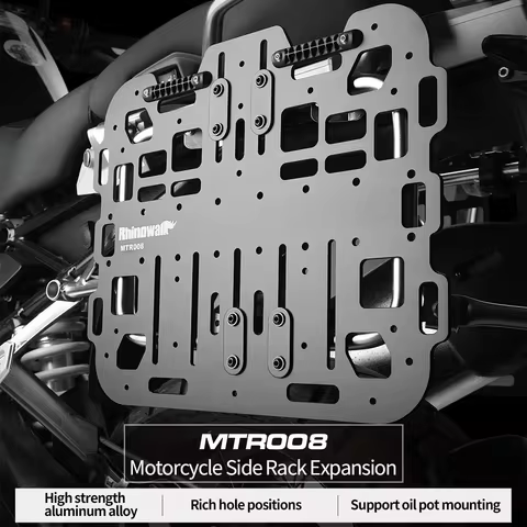Rhinowalk Motorcycle Saddlebag Side Rack Mount Bracket For MJX2004 MYS2406 MTR2050 Universal Motorbi