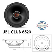 JBL CLUB 6520 - 6-1/2" (160mm) coaxial car speaker