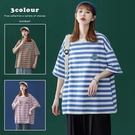 Clearance Sale Add 15-New Oversized T-Shirt Hot Model Fashionable Striped Pattern With Graphic Print