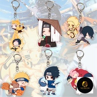 Q version Naruto acrylic keychain Itachi Madara Obito Naruto Sasuke Sakura Hinata Gaara Scorpion pen