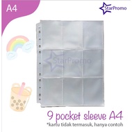 Sleeve 9 Pocket Binder Album Card KPOP A4 A4 Binder