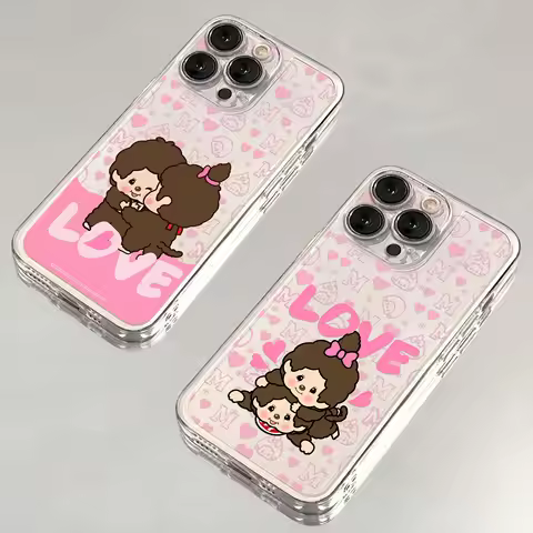 Cute M-Monchhichis Cartoon New Phone Case For Xiaomi Redmi Note 14 13 12 12S 12C 11 10 10C 13C 10s A