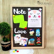 B Magnetic RFa - 12R Magnetic Frame 30X40 Cm - Magnetic Sticker - Light Brown