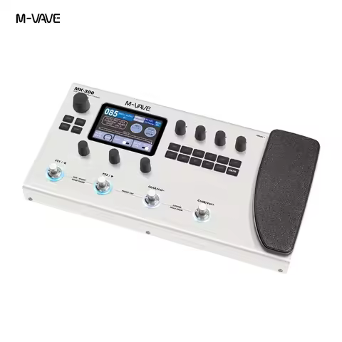 M-VAVE MK-300 Multi-Function Guitar/Bass Effector Pedal | 300s Looper+128 Drum MIDI DAW | ANN Neural