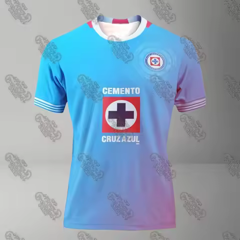 Popular Football Series Cruz Azul Away Goalkeeper Training Uniform Same Style Trendy Men's Adult Chi