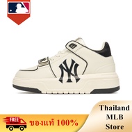 ของแท้ 100% MLB Chunky Liner Mid Basic Sneaker 3ASXLMB3N-50BKS รองเท้าผู้ชาย รองเท้าผู้หญิง