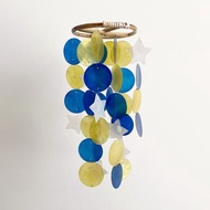 DIY 套件|聖誕老人出發了。精品(S)-綠圈|Capiz貝殼風鈴手機|#0-517