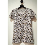 Tama & Friends T-Shirt (Tama Friends) Size M(154-162) Brown Tone Full Pattern