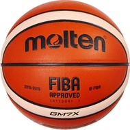 แถมฟรีกระเป๋ารูดใส่บาสเกตบอลTHAI Molten Basketball ลูกบาส  รุ่นขายดีตลอดกาล GG6X GM7X GL7X D3500 ลูกบาสเกตบอล Indoor Outdoor D3500 ส้ม ลุยปูน ทน One