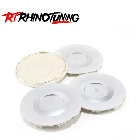 RhinoTuning 1/4PCS OD 149mm/5.87" ID 144.5mm/5.69" Wheel Hub Cap Fits Passat b5.5 2009 - 2011 Golf 6