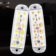 [A&B] 12 Led Strobe Side Warning Lights Strobe Grille Flashing Lightbar Car Tru Signal Lamp Traffic 