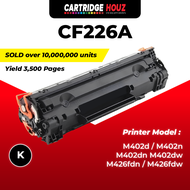 Compatible HP CF226A ( 26A ) (Black) (3.1K pgs) Laser Toner For HP LaserJet Pro M402d / M402n / M402
