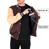 Baseball - Varsity Polos Baseball Jacket Men Full Layer In Premium Teball/Polos Baseball Jacket Men 