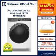 Electrolux EDH803J5WC 8kg UltimateCare 500 Heat Pump Dryer with 2 Years Warranty